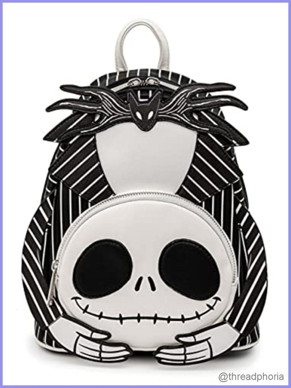 Loungefly Disney Jack Skellington Double Strap Shoulder Bag Purse